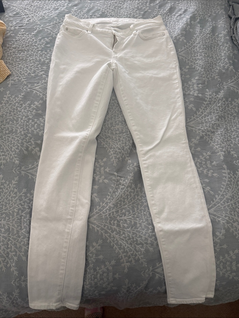 7 For All Mankind Skinny White Women's Jeans
